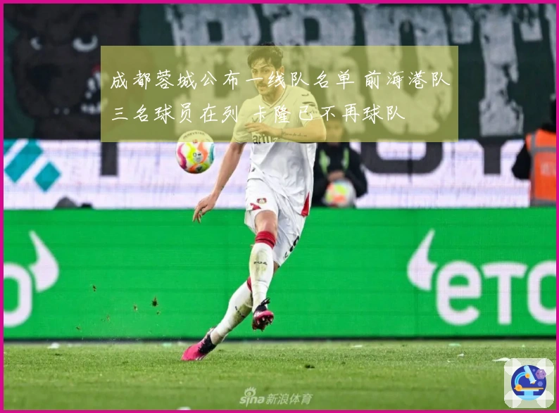 成都蓉城公布一线队名单 前海港队三名球员在列 卡隆已不再球队